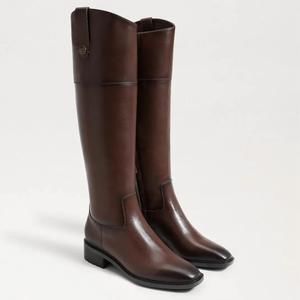 NEW SAM EDELMAN drina boots in brown